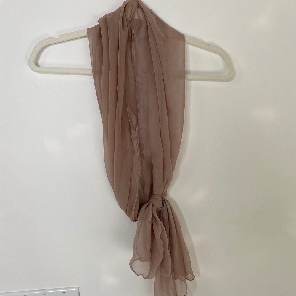 Pink scarf